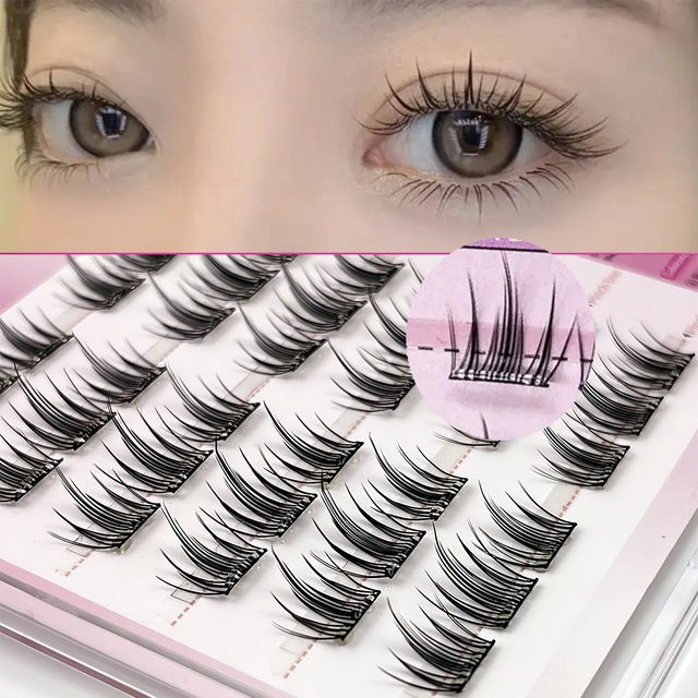 LIMEIKAI Künstliche Wimpern, 36 Bündel, 10mm - 13mm, Unisex - Bild 1