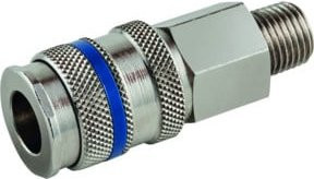 Schneider Electric Schnellkupplung SK-FE-NW7,8-EURO-G1/2a aus Stahl in Silber - Bild 1