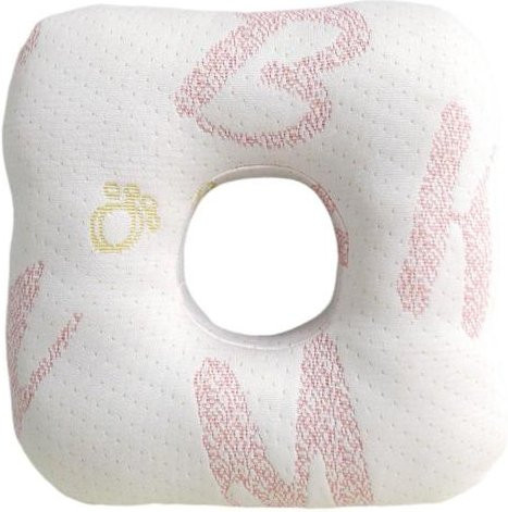 Ergonomisches Ohrloch-Heilkissen in Hellrosa zur Linderung von Ohrenschmerzen und Nodulärer Chondritis, atmungsaktives Seitenschlafkissen aus Polyester, maschinenwaschbar - Bild 1