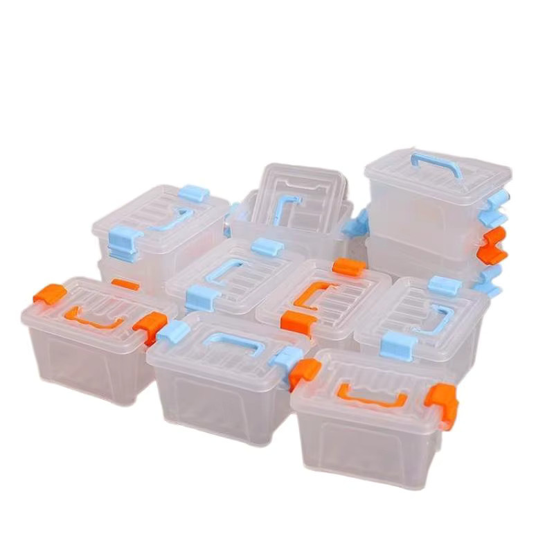 JETTING Mini-Aufbewahrungsboxen für Puppenhäuser, 5-teiliges Set, transparent - Bild 2