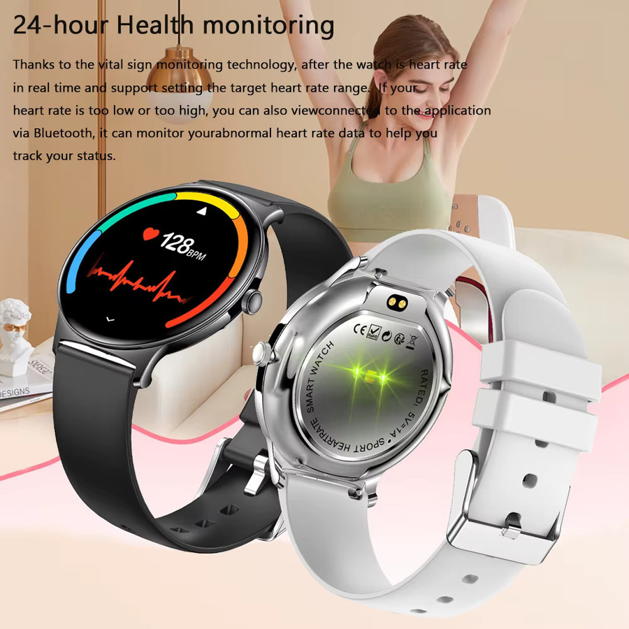 ChiBear Smartwatch, Silber, Aluminium, Milanaise, Damen - Bild 4