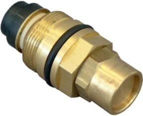 Oventrop Umrüstventileinsatz für Unibox und RTLH Ventile, Messing, Gold, M 30x1,5 - Bild 1