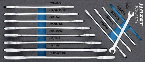 Hazet 163-641/12 Doppel-Maulschlüssel-Satz in Silber - Bild 1