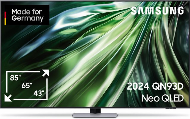 Samsung GQ75QN93DAT Neo QLED-AI TV Mini LED 4K UHD 75 Zoll 189 cm in Carbonsilber/Grau/Schwarz - Bild 1