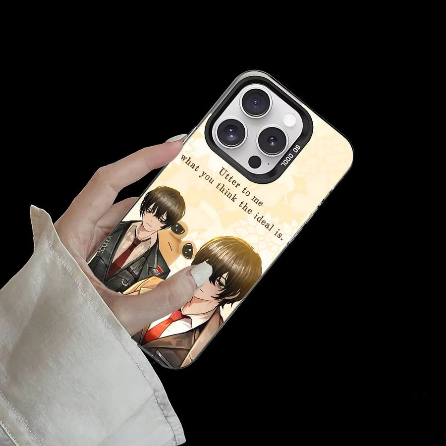 Stoßfeste L-Limbus Company Handyhülle für iPhone 11 bis iPhone 17 Pro Max Plus in Silber - Bild 4