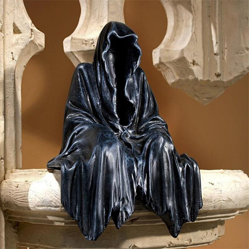 Fashnics Herr der Ringe Dementor Figur Sitzendes Modell Puppe Schwarz - Bild 6
