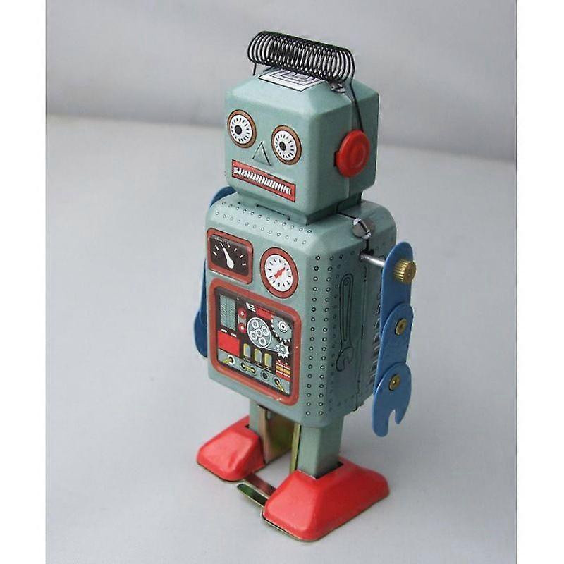 dis-tri-paca Vintage Roboter, Metall, bunt, Laufspielzeug - Bild 3