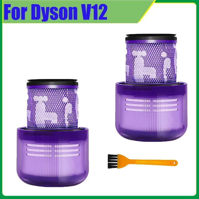 Waschbares Hepa-Filter-Kit in Purple für Dyson V12 Akku-Staubsauger Ersatzteile aus Kunststoff - Bild 1