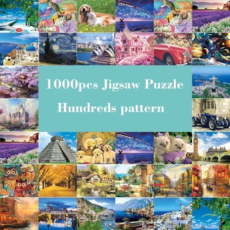 MaxRenard Landschaft Berühmte Malerei Puzzle, 1000 Teile, Natur, Bunt / Mehrfarbig - Bild 3