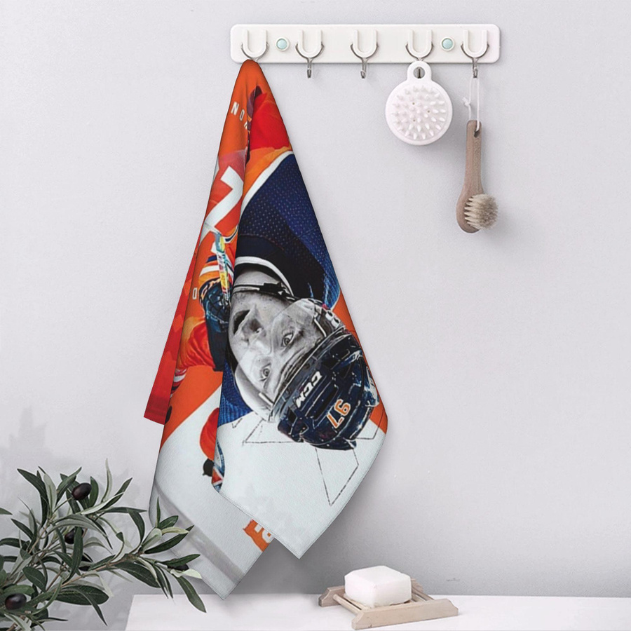 Connor McDavid Saugfähiges und schnelltrocknendes Baumwolltuch für Pool und Bad, Weiß, B: 40 cm, H: 60 cm - Bild 4