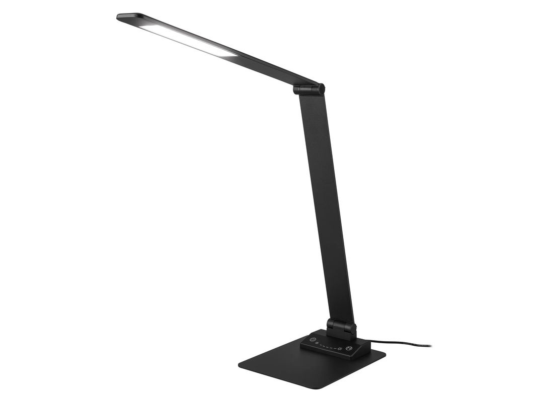 LIVARNO LED-Tischleuchte Mattschwarz dimmbar mit Touch-Funktion und USB-Anschluss - Bild 3