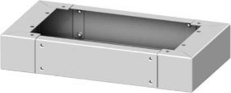 Siemens Sockel 8GK9900-0KK34 aus Stahl in Lichtgrau, B: 80,0 cm, T: 32,0 cm, H: 10,0 cm - Bild 1