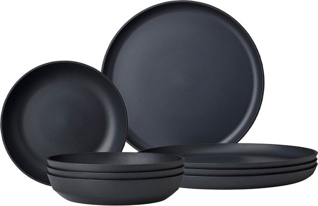 Mepal Silueta Tafel-Set 8-teilig Nordic Black aus Melamin - Bild 1