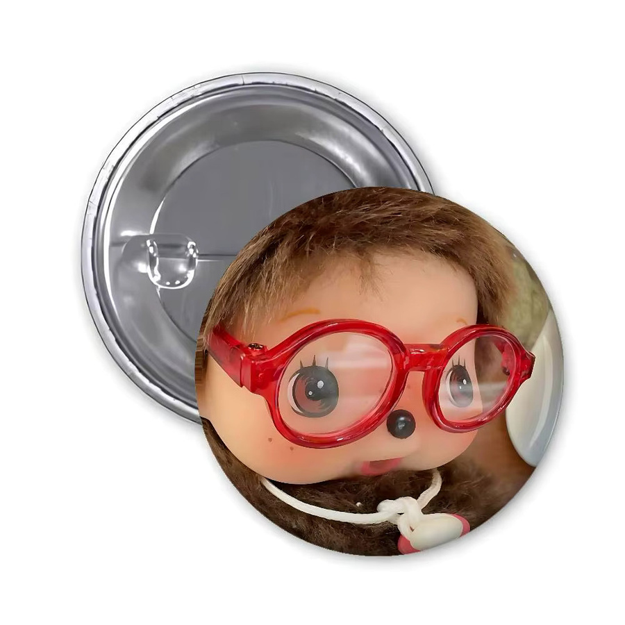 52TOYS Brosche, Weißblech, Metall, M-monchhichis-s Abzeichen - Bild 7