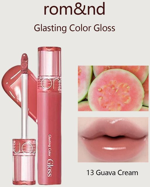 Romand Glasting Color Gloss, Guava Cream, Glänzend, Unisex - Bild 1