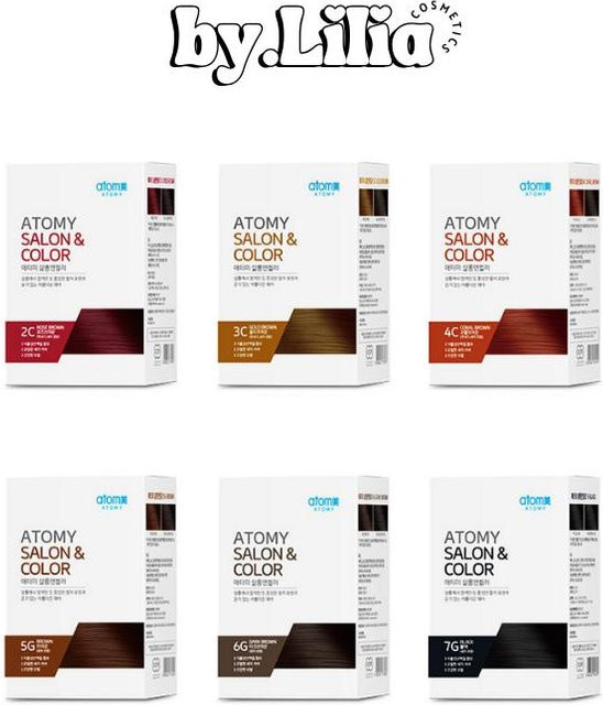 Atomy Salon & Color Haarfärbeprodukt, dunkelbraun, Damen - Bild 1