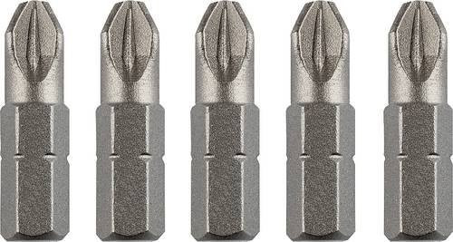 Kwb 120103 Kreuzschlitz-Bits aus Chrom-Vanadium-Stahl in Silber, 5er-Set - Bild 1