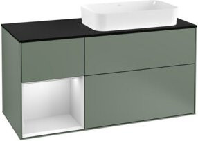 V&B Waschtischunterschrank Finion in Platinbraun matt lackiert, Breite: 120 cm, Tiefe: 50,1 cm, Höhe: 50,1 cm - Bild 1