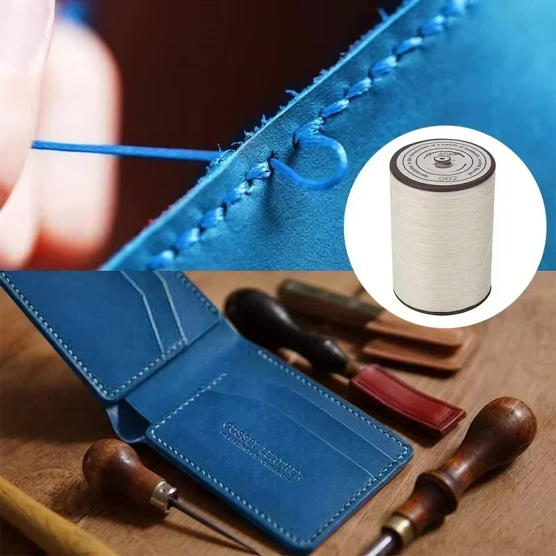 Runder Wachsfaden aus Leder für Handarbeit und DIY-Projekte in Multicolour - Bild 2