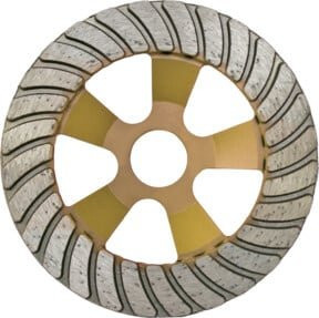Eibenstock Diamant-Schleifteller für Flächenschliff von Beton, Durchmesser: 125 mm, Grau - Bild 1
