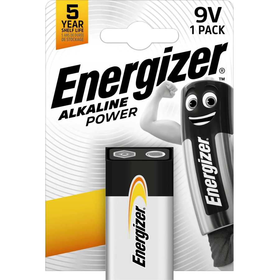 Energizer Alkaline Power 9V E-Block Batterie 6LR61 1er Pack - Bild 3