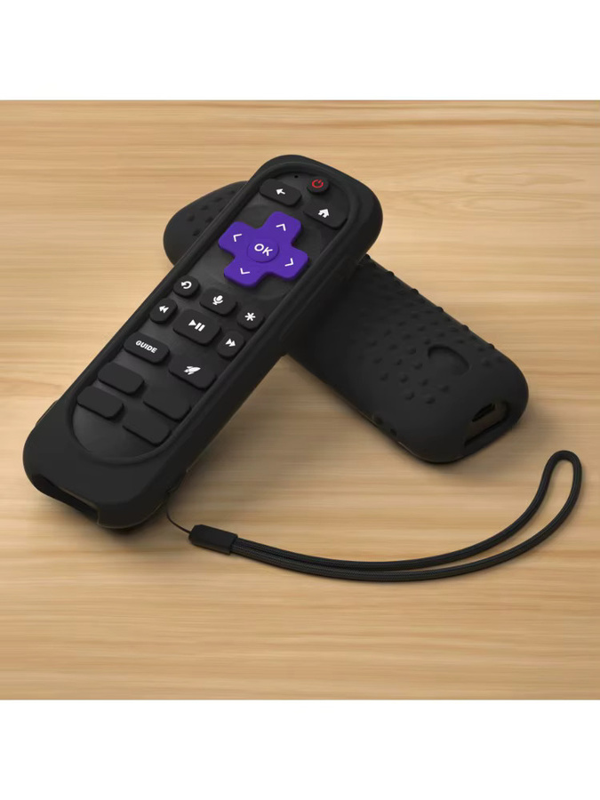 Universelle Silikon-Schutzhülle für Roku RCB1R Streaming TV Stick und Sprachfernbedienung in Blau und Lila - Bild 5