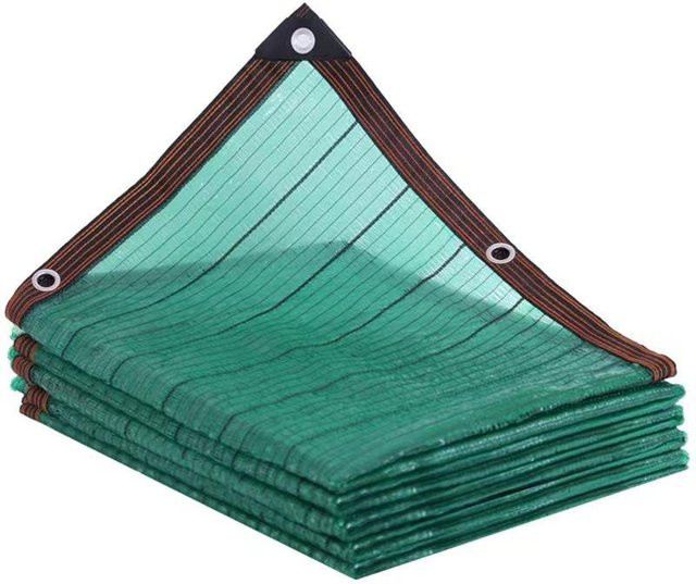 AprSi Sonnenschutz-Schattennetz aus HDPE für Balkon und Hof, grün, B x H: 3 x 3 m - Bild 1