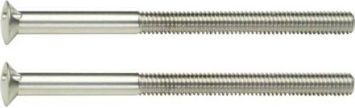 Hager WZA9093 Zweilochschraube aus Edelstahl in Silber Matt - Bild 1