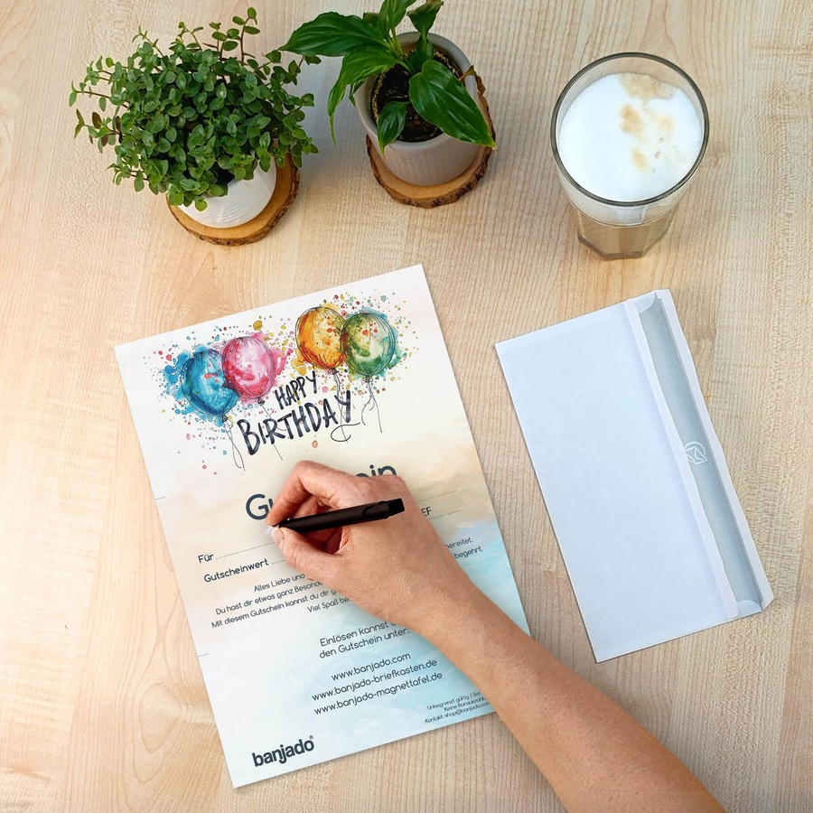 Banjado Gutschein für Geburtstag in Multicolor auf Papier - Bild 1