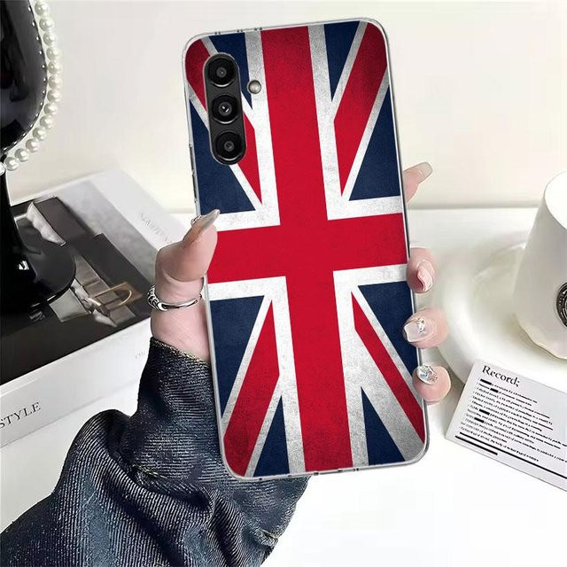 Union Jack England UK Flagge Handyhülle für Samsung Galaxy A13 A14 A15 A16 A17 A23 A24 A25 A33 A34 A35 A36 A37 A53 A54 A55 A56 A57 5G in Multicolour - Bild 1