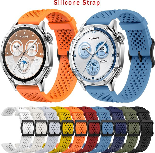 Uhrenarmband Silikon, Huawei Watch GT 5 Pro 46 mm, GT5, GT 4, 22 mm - Bild 1