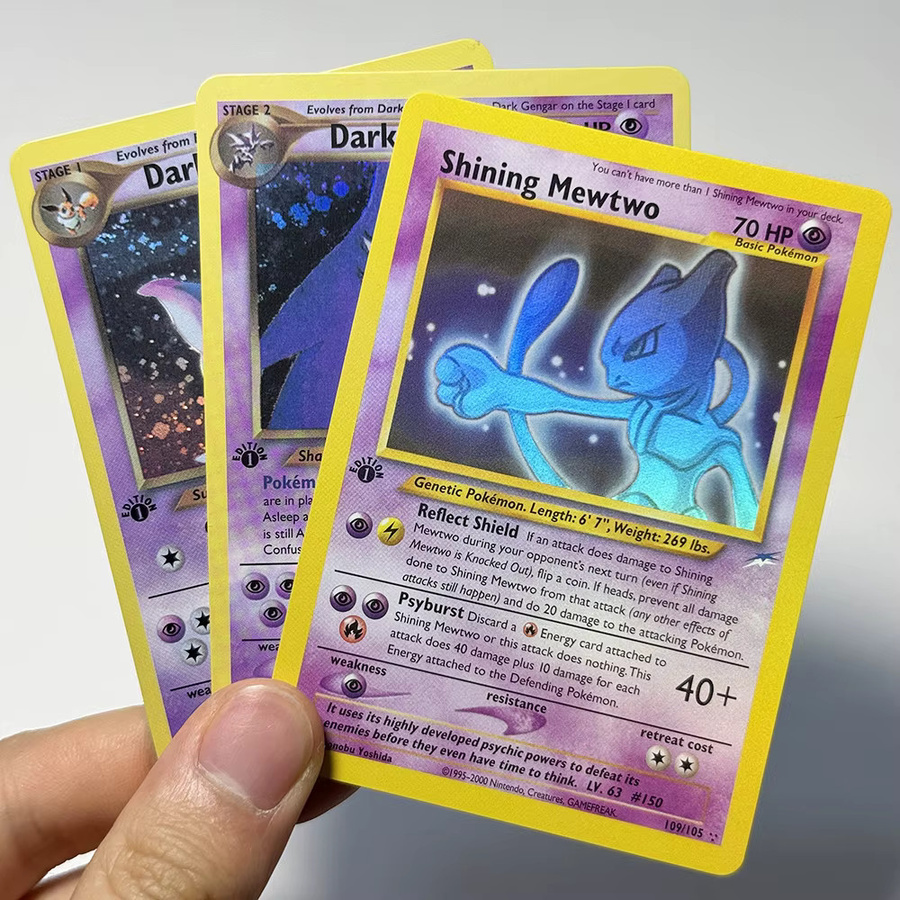 Keeppley PKM 1st Edition Neo Destiny PTCG Folien-Spielkarten, Set / Bundle - Bild 3