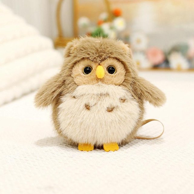 Schlüsselanhänger Cartoon-Vögel Plüschtiere, 13cm, Unisex - Bild 1