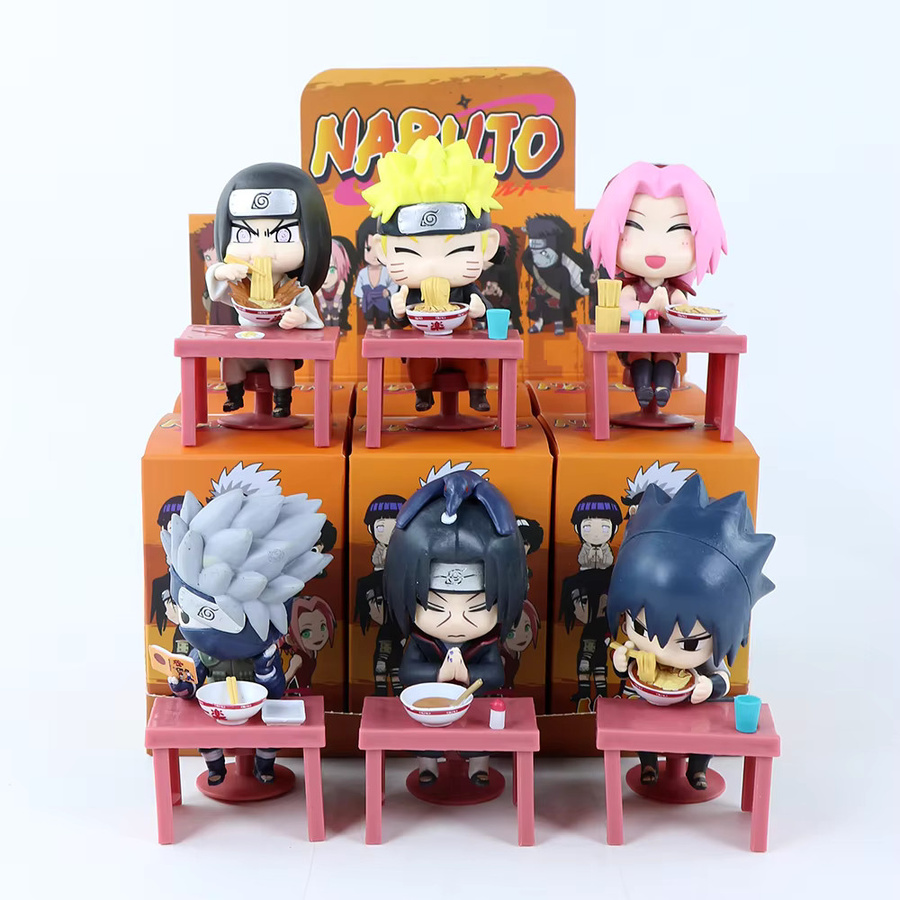Bandai Naruto Shippuden Ramen Blindbox, Chibi Mini PVC Anime-Figuren - Bild 3
