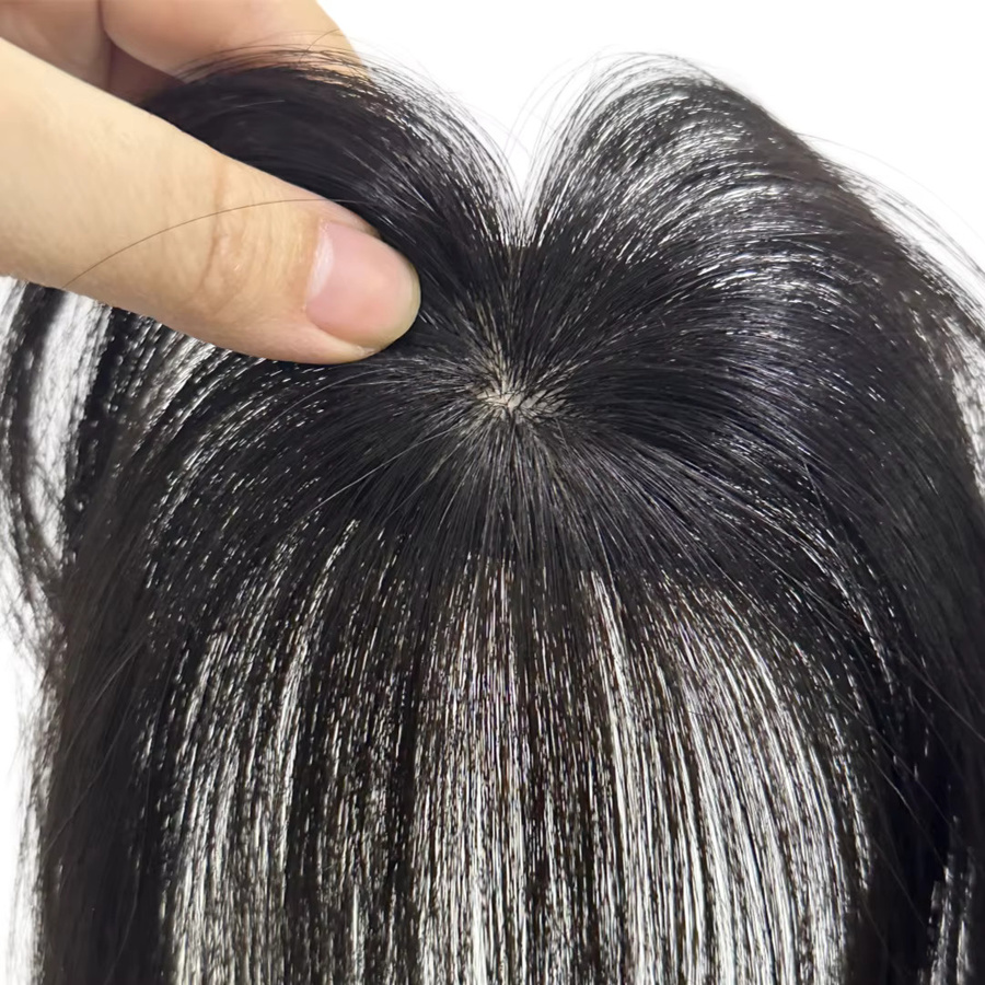 Satifresion Clip-in-Haarverlängerungen Mini-Pony aus Echthaar, Damen - Bild 3