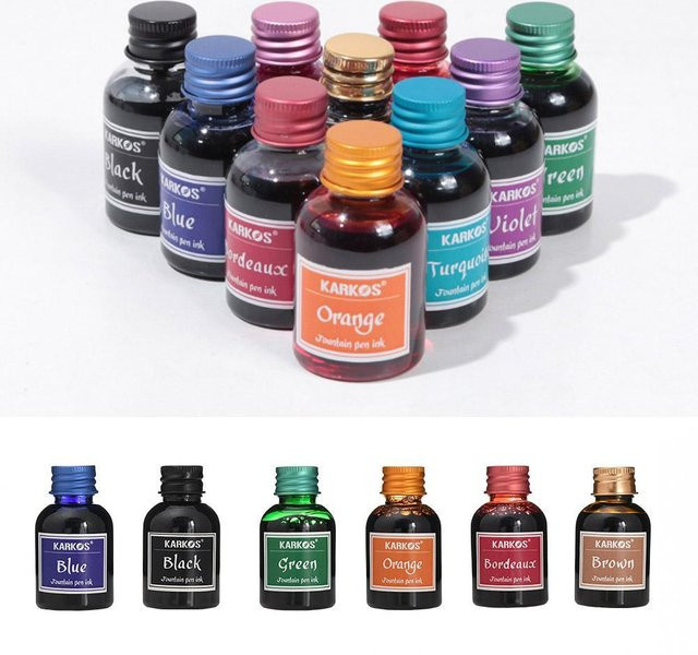 Bunte Füllfederhalter-Tinte universelle Nachfülltinte 30 ml - Bild 1