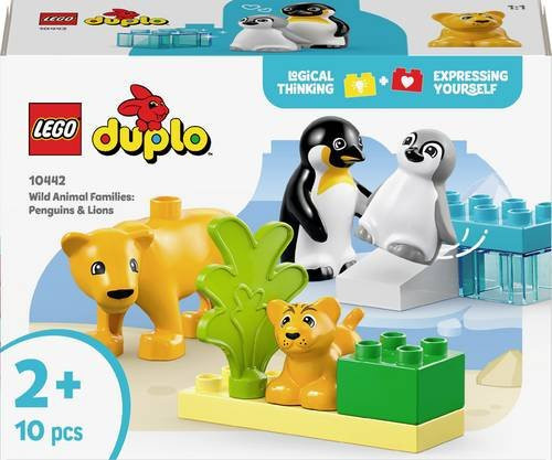 LEGO Wildtier-Familien: Pinguine und Löwen Konstruktionsspielzeug - Bild 1