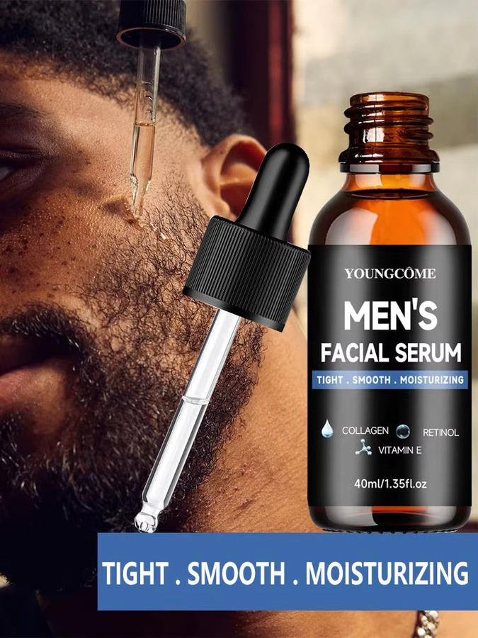 YOUNGCOME Tägliches Routineset für Herren, Serum und Feuchtigkeitscreme mit Kollagen, Retinol, Vitamin E - Bild 3