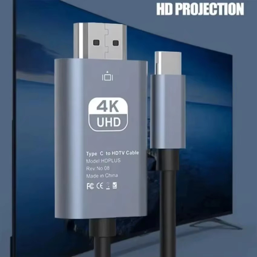 VIKEFON USB-C auf HDMI Adapterkabel für 4K Videoübertragung an Monitor, Projektor und Laptop - Bild 3