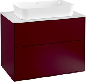 Villeroy & Boch Waschtischunterschrank Finion Wandmontage in Weiß Matt, Breite: 80 cm, Tiefe: 50,1 cm, Höhe: 50,1 cm - Bild 1