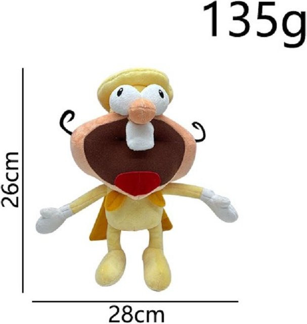 Yiran toy Peppino Pizza Tower Plüschtier, ab 12 Jahre, Bunt / Mehrfarbig - Bild 1