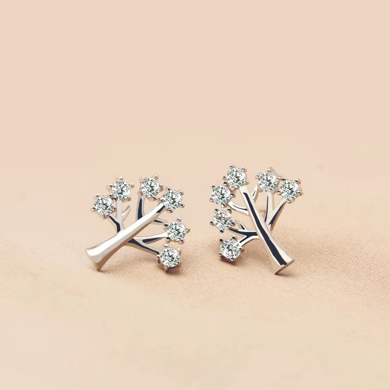 GaGa-Duck Ohrringe, 925 Silber, Zirkonia, Unisex - Bild 2