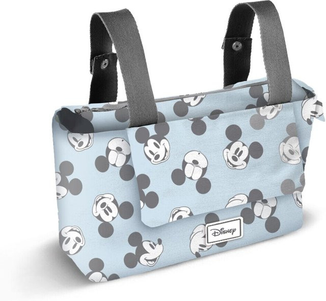 Disney Mickey Maus Wickeltasche und Kinderwagen-Organizer in Blau mit Stroller-Clip - Bild 1