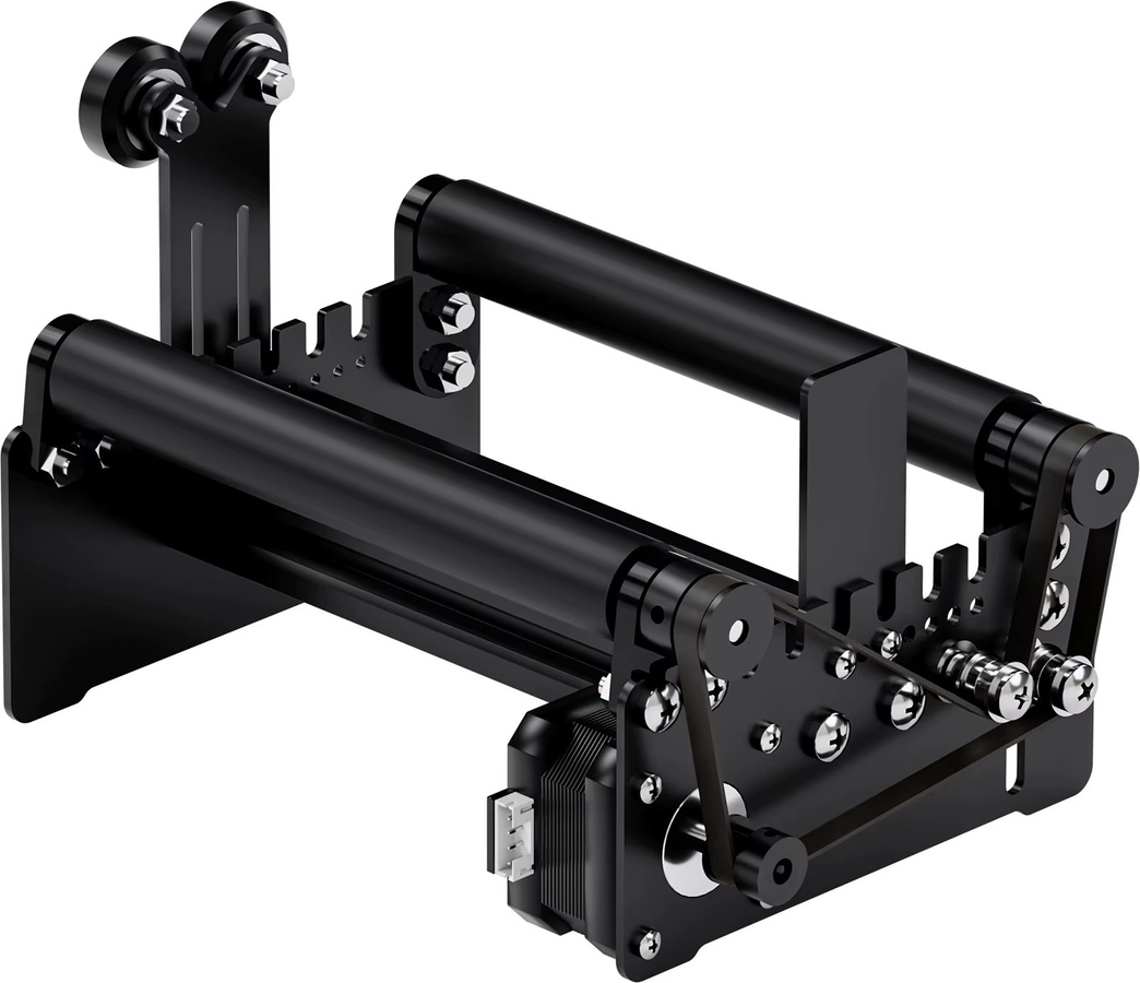 ORTUR YRR2.0 Rotary Roller Gravurmodul für die Y-Achse zur Gravur zylindrischer Objekte in Schwarz - Bild 4