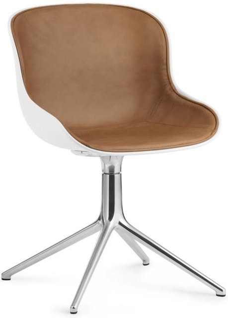 Normann Copenhagen Hyg Drehstuhl mit Frontpolsterung in Weiß im skandinavischen Stil - Bild 1