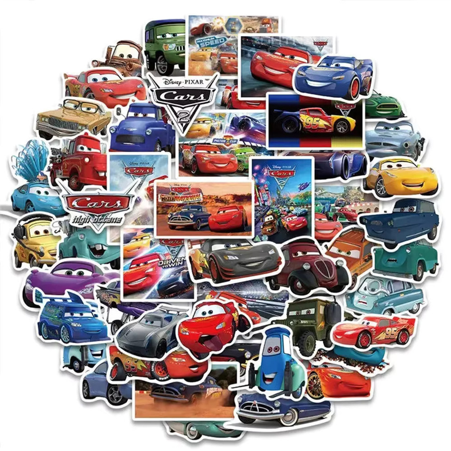 Disney Cars Lightning McQueen Aufkleber, 10-teiliges Set - Bild 2