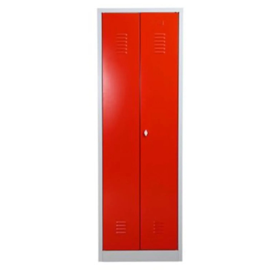 Proregal Metallspind Flamingo mit Vorhängeschloss, Farbe Grau-Rot, H x B x T: 180 x 60 x 50 cm - Bild 2