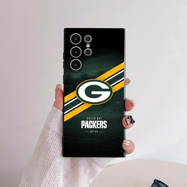 B-Bay Packers Handyhülle für Samsung Galaxy S20 bis S25 Serie (FE, Plus, Ultra) aus weichem TPU in Grün - Bild 1