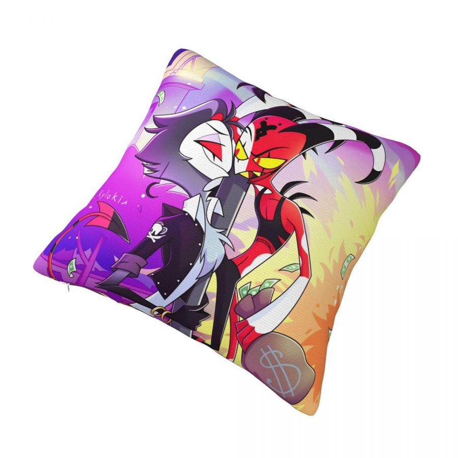 JMG Clothing Kissenbezug Stolas X Blitz Helluva Boss Vintage Design, Mehrfarbig, B/T/H: 50 x 50 x 0 cm - Bild 3