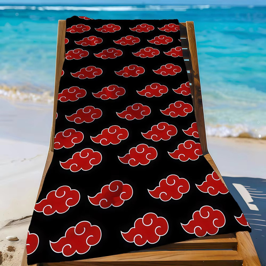 Schnelltrocknendes Naruto Anime Handtuch in Multicolour für Schwimmbad, Camping, Yoga und Fitnessstudio - Bild 3
